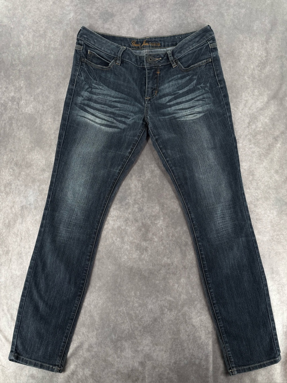 Guess Jeans Marina Women’s Blue Medium Wash Skinny Stretch Jeans Size 30